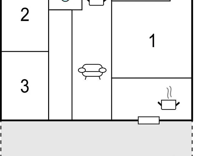Three-bedroom In 度假居 *