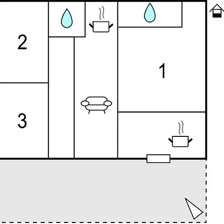 Three-bedroom In 別荘 *